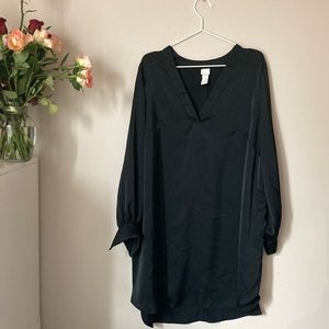 Silky black Tunic